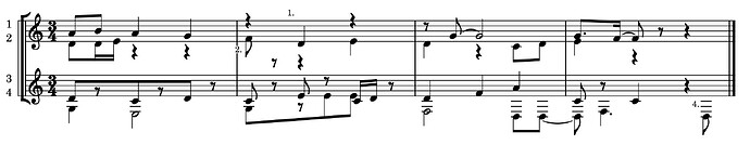 four horns