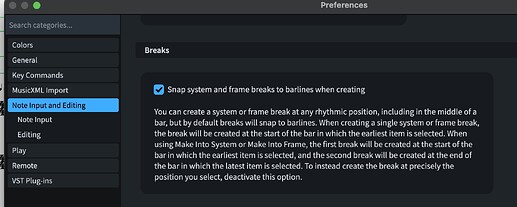 System breaks partial bar