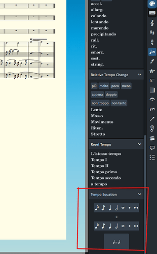 tempo equaltion