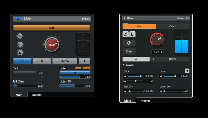 Steinberg Cubase Pro v13 vs v14 - Control Room GUI v1.0