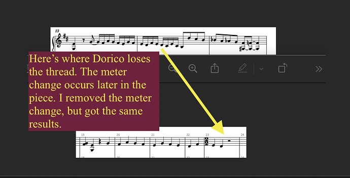 Dorico loses the thread2