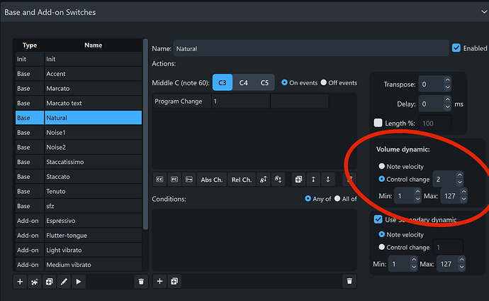 4 Make sure you have an expression map loaded with at least a natural defined to output the necessary messages for dynamics