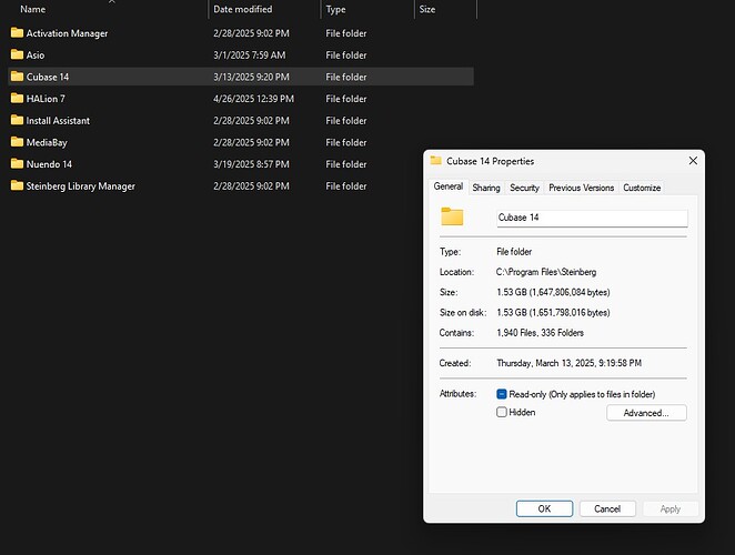 Cubase 14 Installation