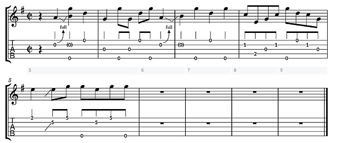 Keith Tuner tab experiment