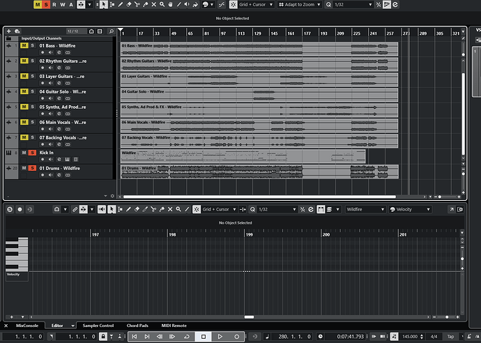 midi misaligned