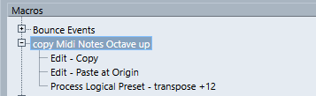 copy notes octave up macro
