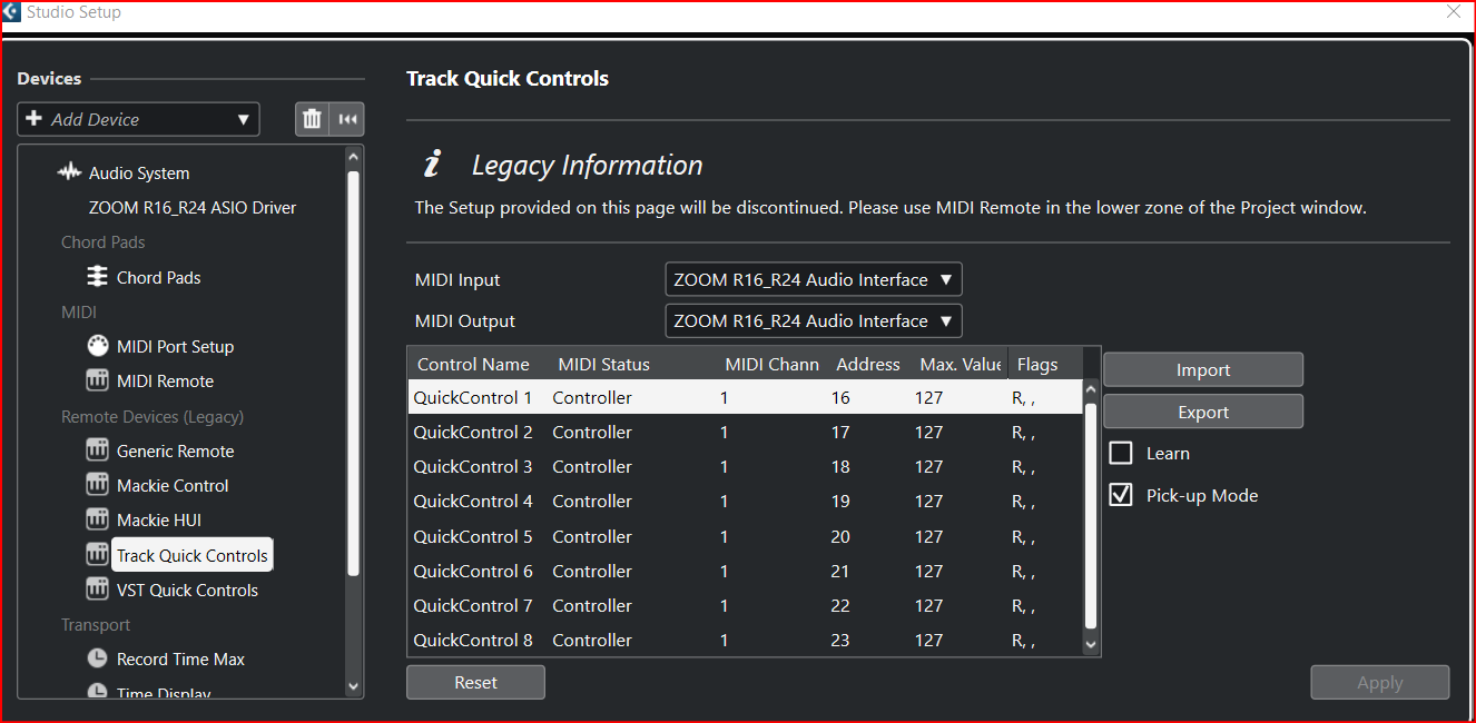 Cubase 12 Pro Zoom R24 controller not working Cubase Steinberg Forums