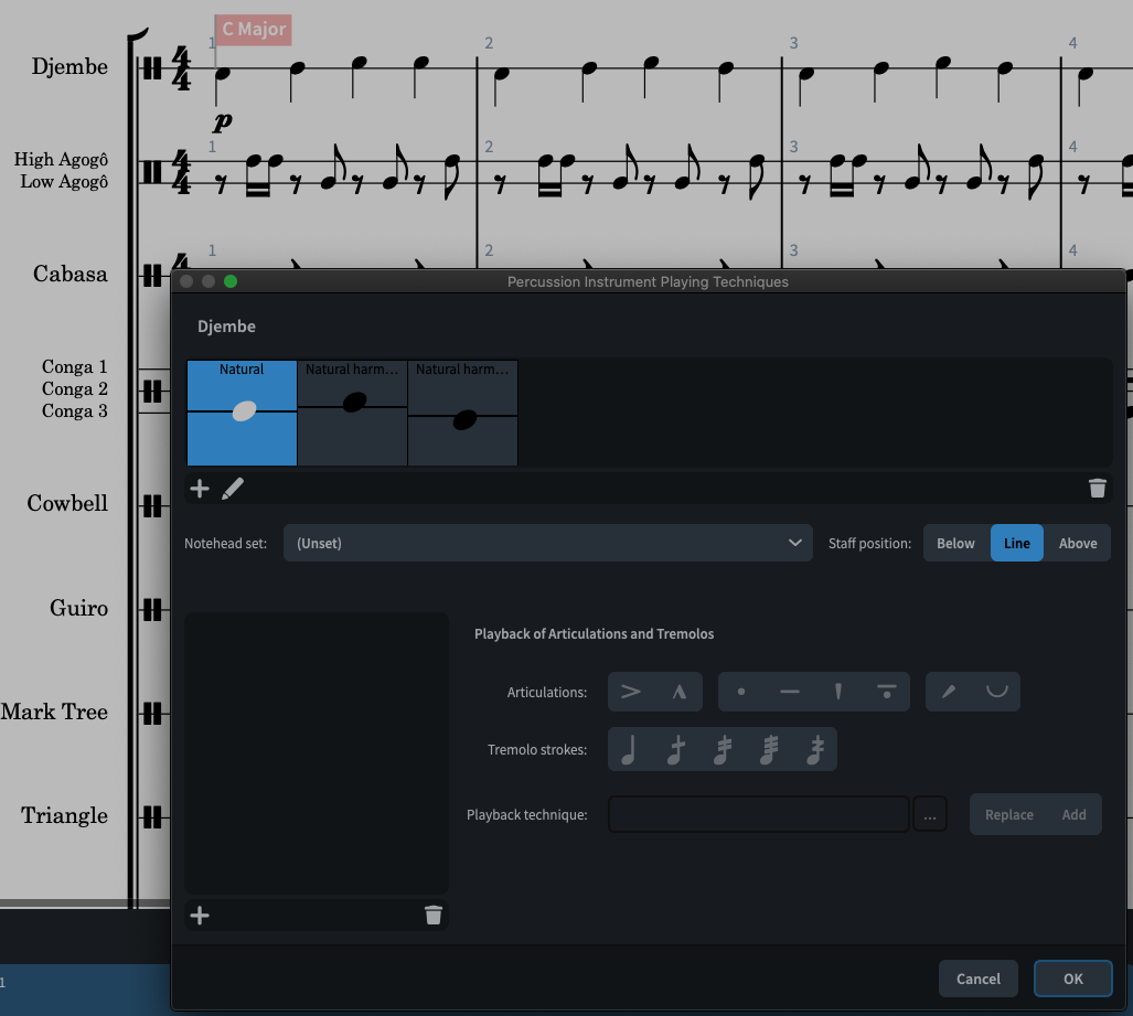 Importing percussion playing techniques - Dorico - Steinberg Forums