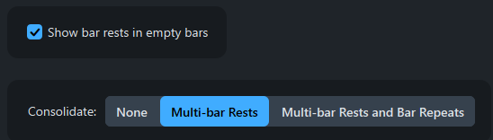 Multi-bar Rests