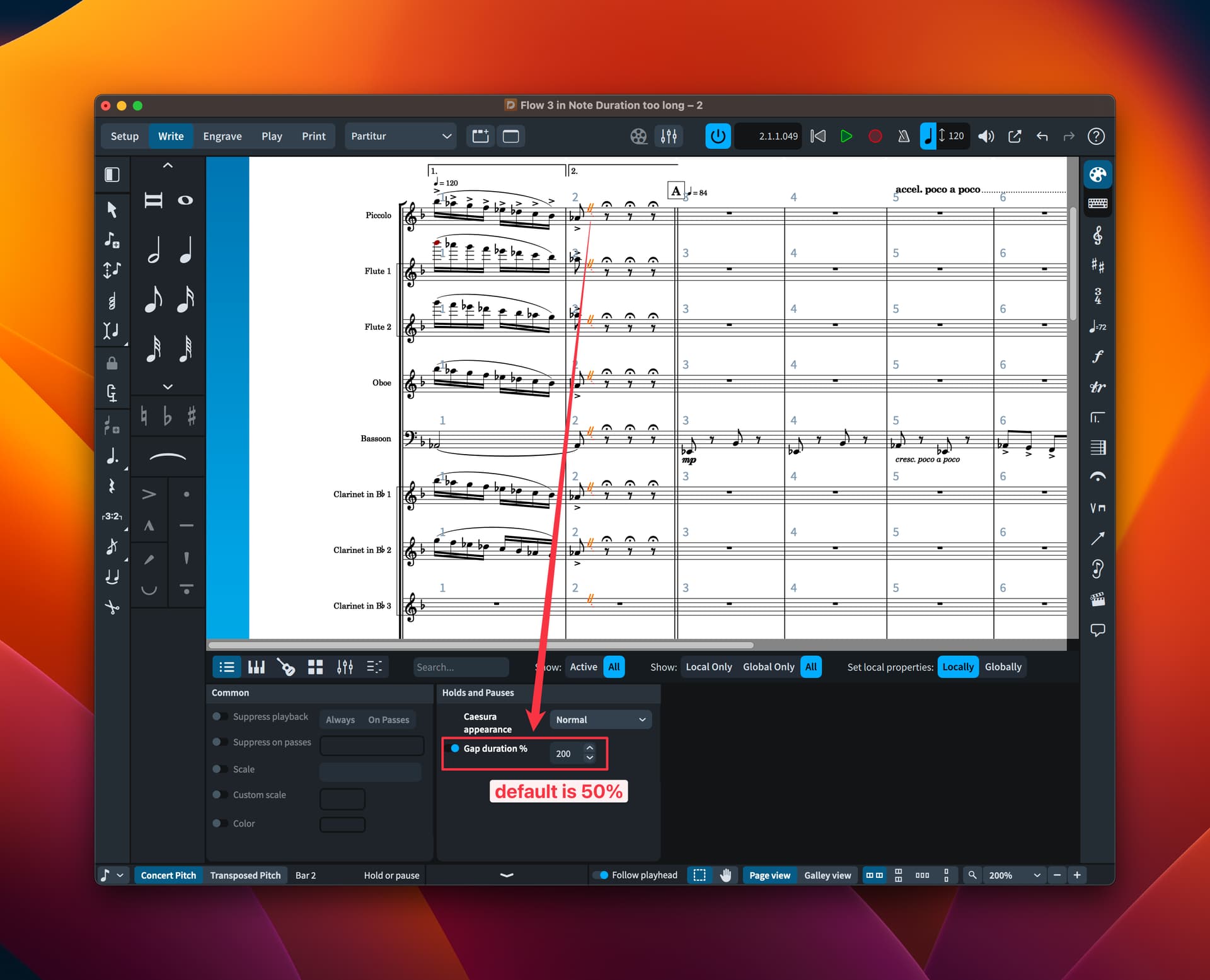 Note duration too long - Dorico - Steinberg Forums