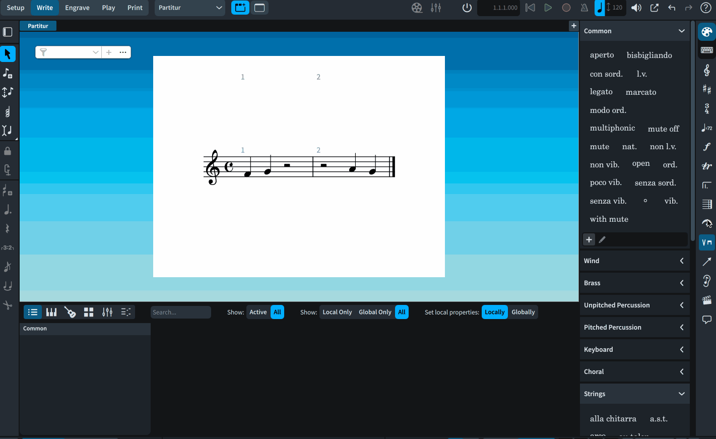 make a fermata playing techique