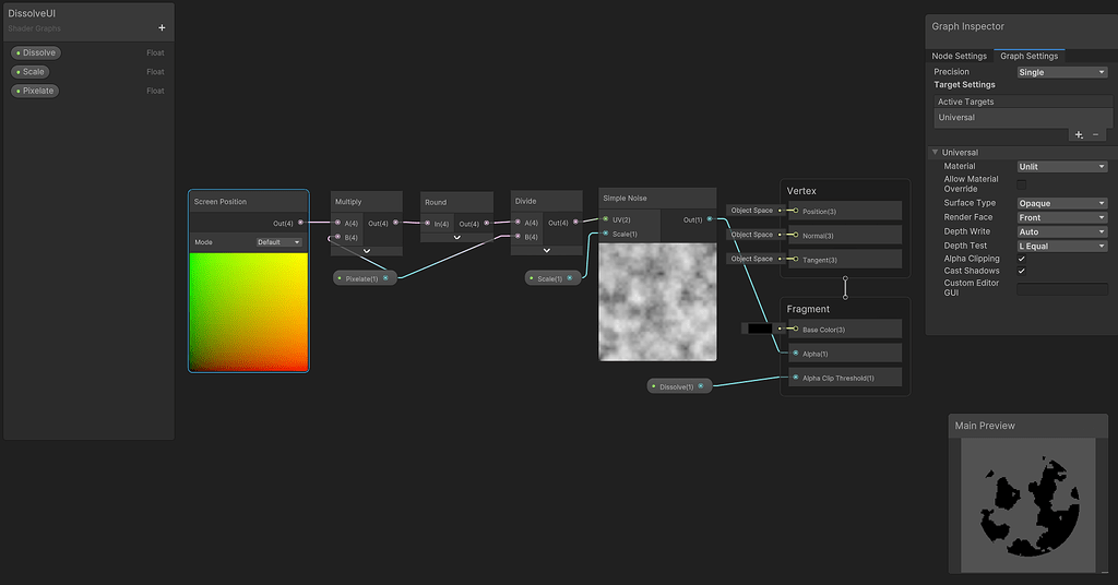UI Image dissolve shader stop working on scene change - Questions ...