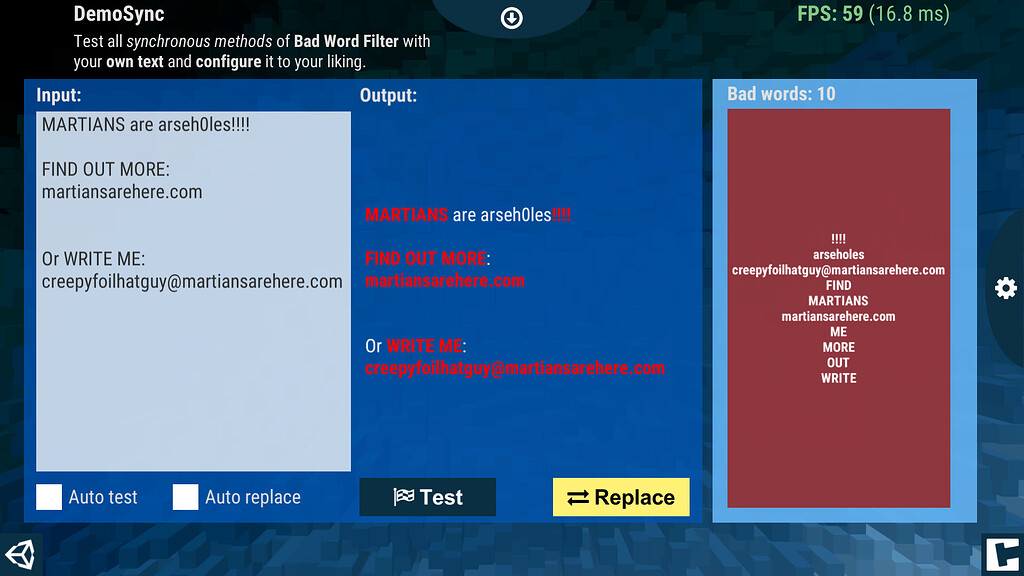 Bad Word Filter PRO Solution against profanity and obscenity Page 6