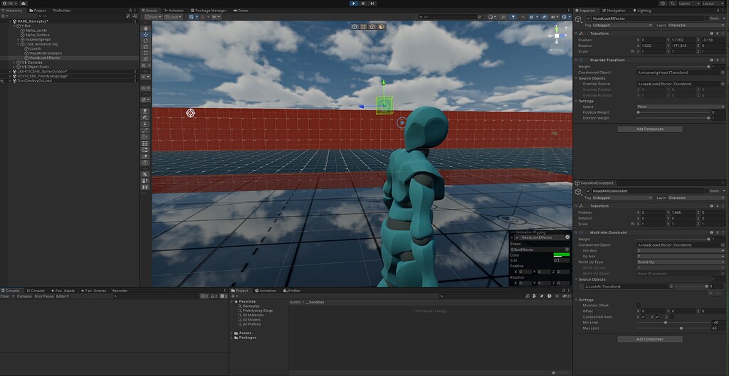 Multi-Aim Constraint Ignores Angle Limits in Play Mode Only - Unity ...