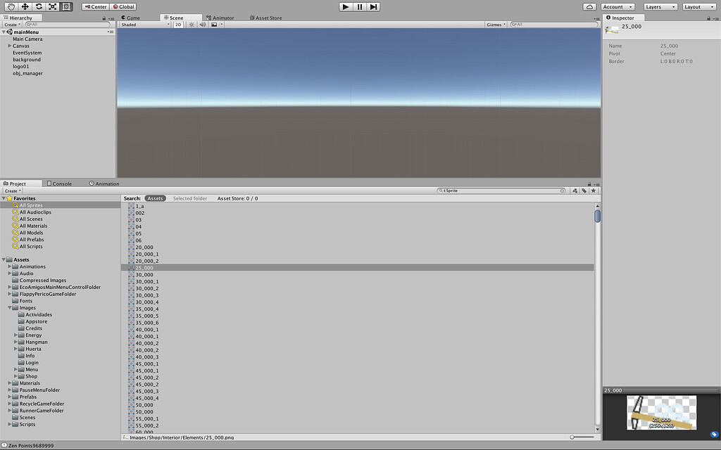 Change compression type to every sprite Questions & Answers Unity