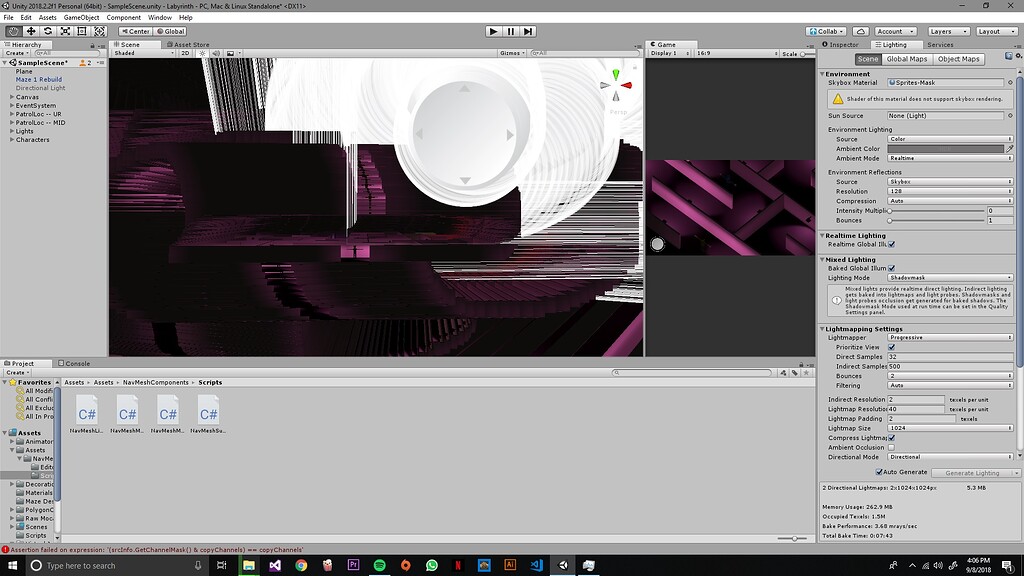 Scene view Glitched when moving any object (like windows xp