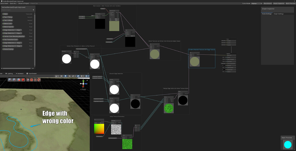 Vertex Color Shaders - adding colored noise to the edges - Unity Engine ...
