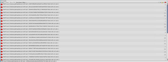 PathTracer] InitializeLightmapData job with hash
