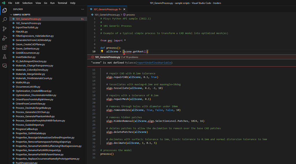 Use VSCode with Pixyz python. - Pixyz - Unity Discussions