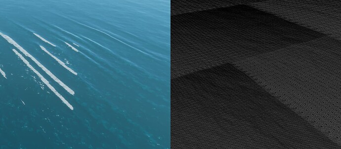 Water rendering uses GPU tessellation