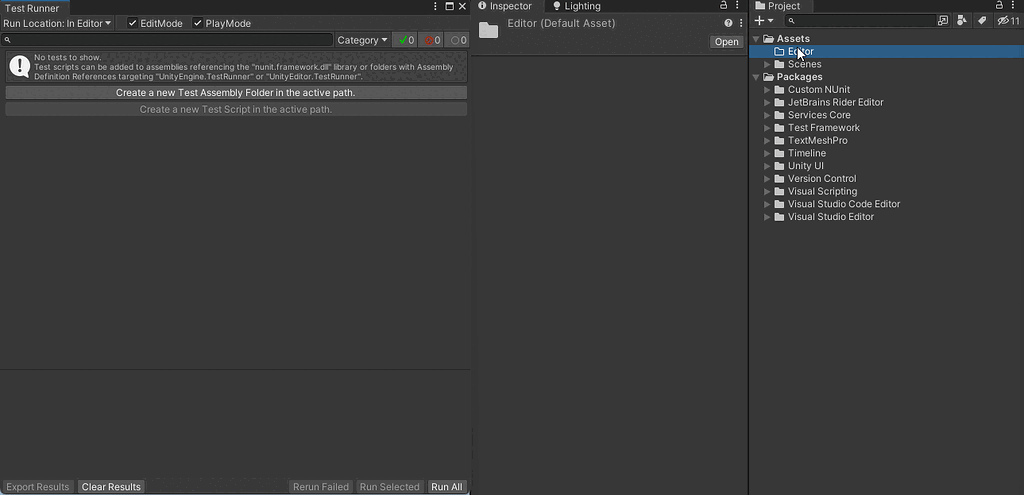 (Case 1423228) Can't create Test Script when project panel set to ...