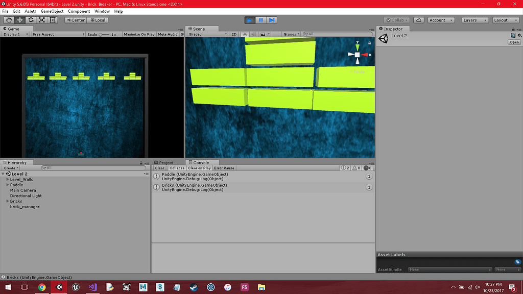 A couple of questions about my GameManager - Questions & Answers ...
