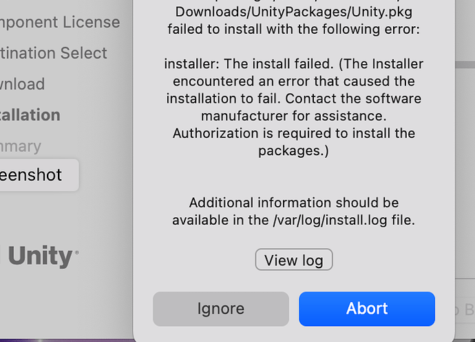 Cannot finish install on Mac- “Authorization is required”, but I’m 