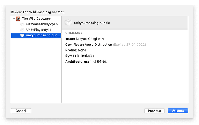 CFBundleIdentifier Collision - com.unity.purchasing