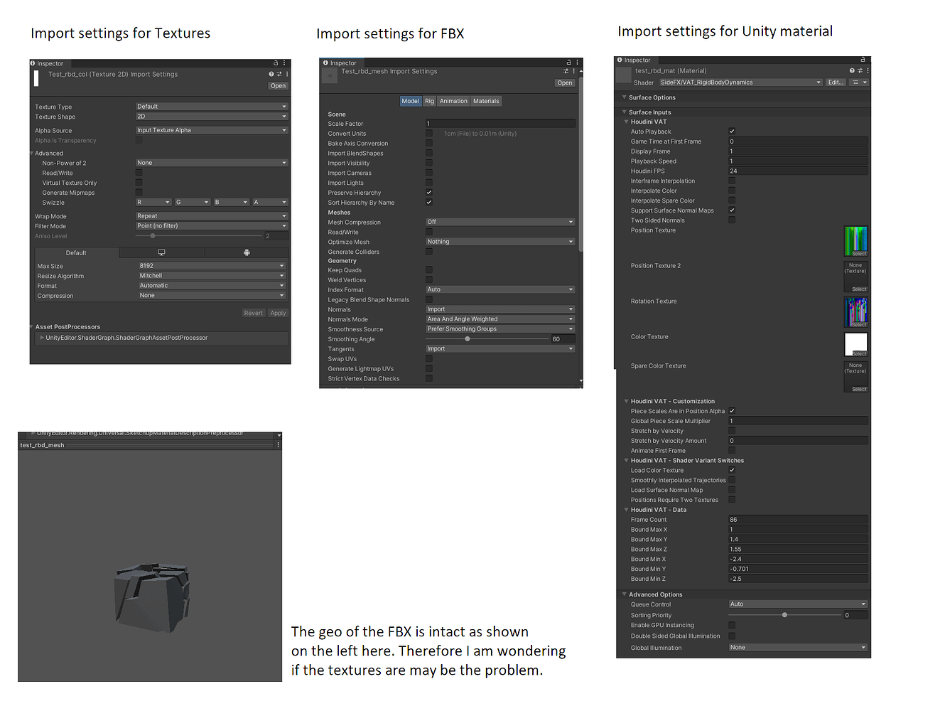 Problem With Vat Vertex Animation Texture And Glitchy Playback Problem With Vat Vertex Animation Texture And Glitchy Playback
