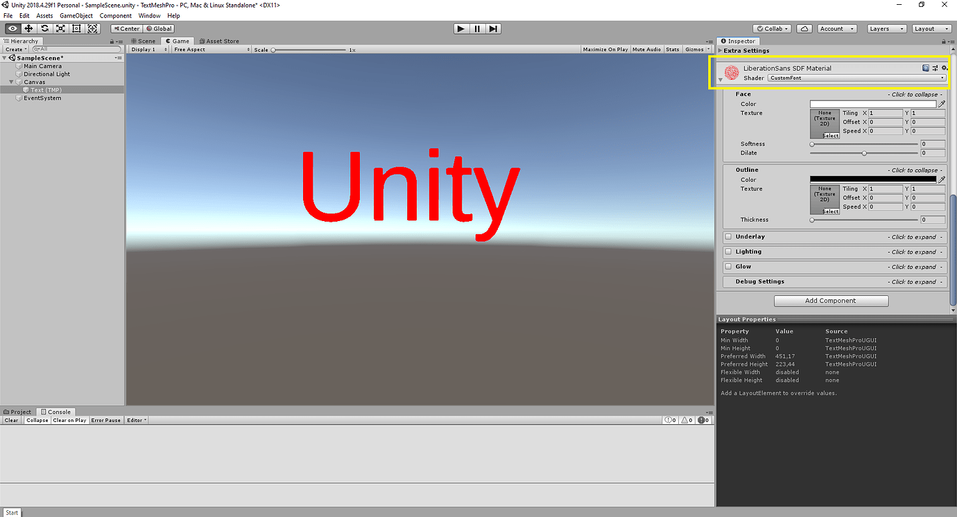 How to make a Custom TMP Shader and Inspector UI? - Unity Engine ...