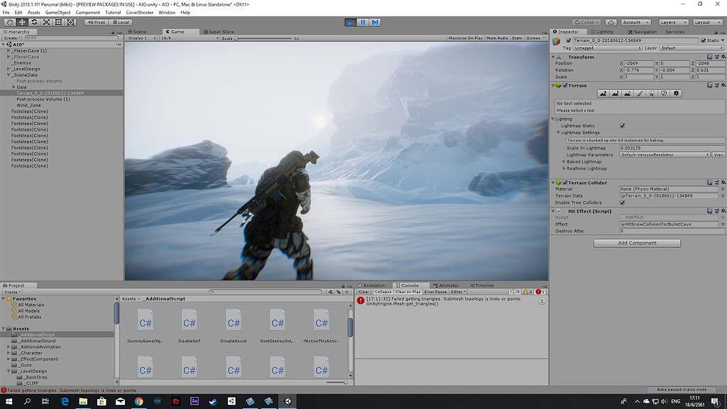 Light blinking in the scene. Please help. - Getting Started - Unity ...