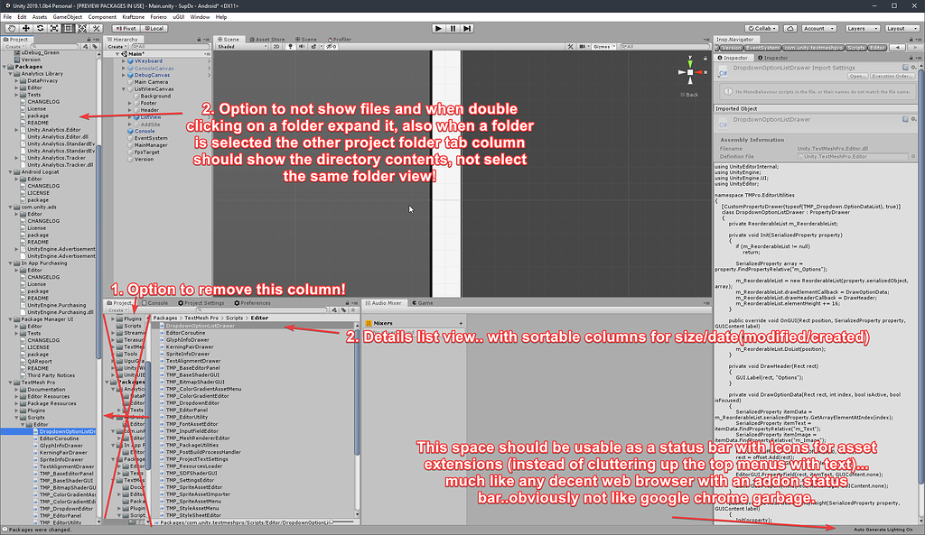 Project Window Unity Engine Unity Discussions Project Window Unity Engine Unity Discussions