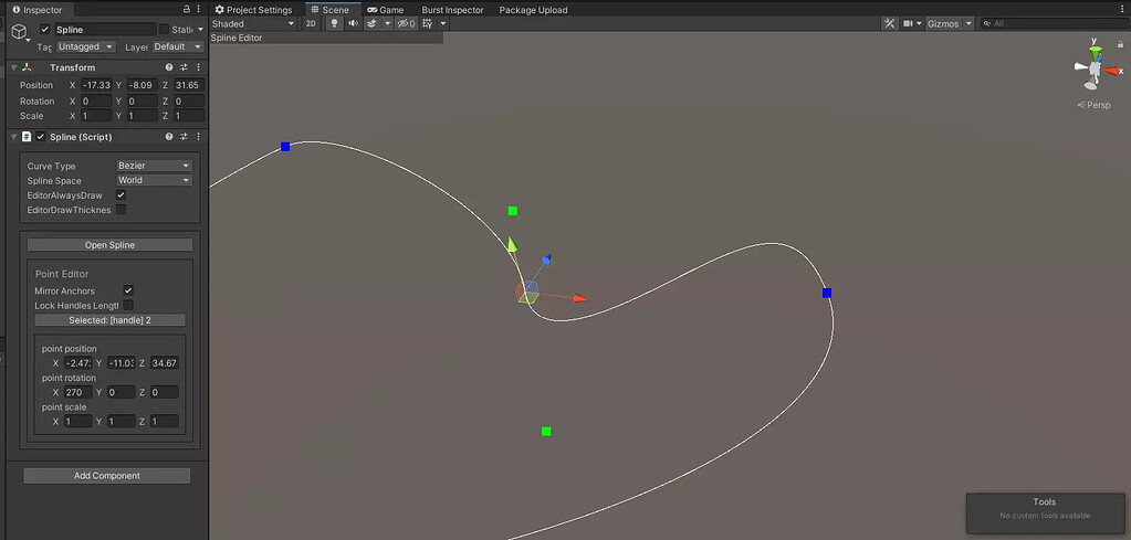 Corgi Splines - Extremely fast and easy spline editor and jobified ...