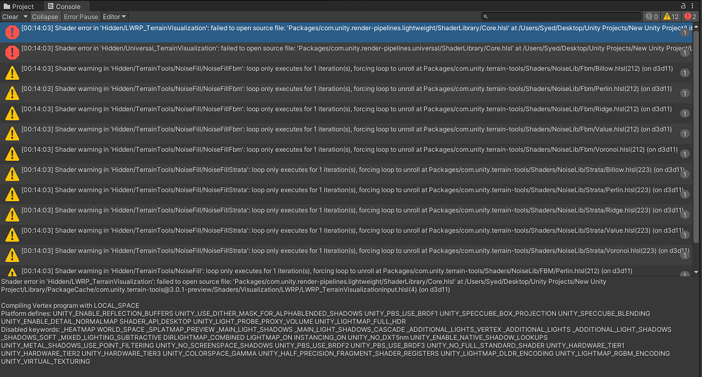 Unity Error Code - Unity Engine - Unity Discussions