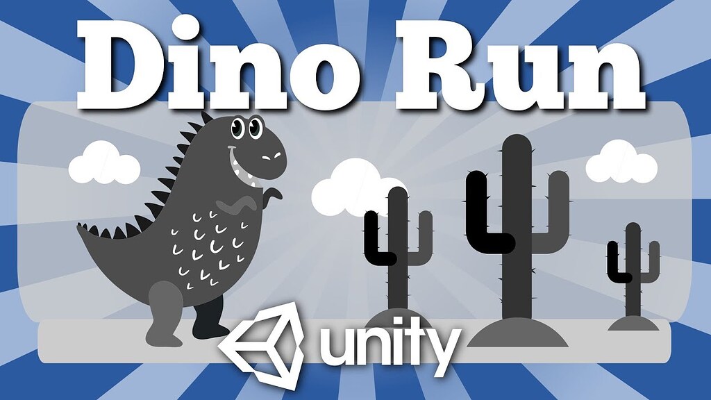Unity Tutorial How To Make Simple Dinosaur Run Game (T-Rex Chrome Game ...