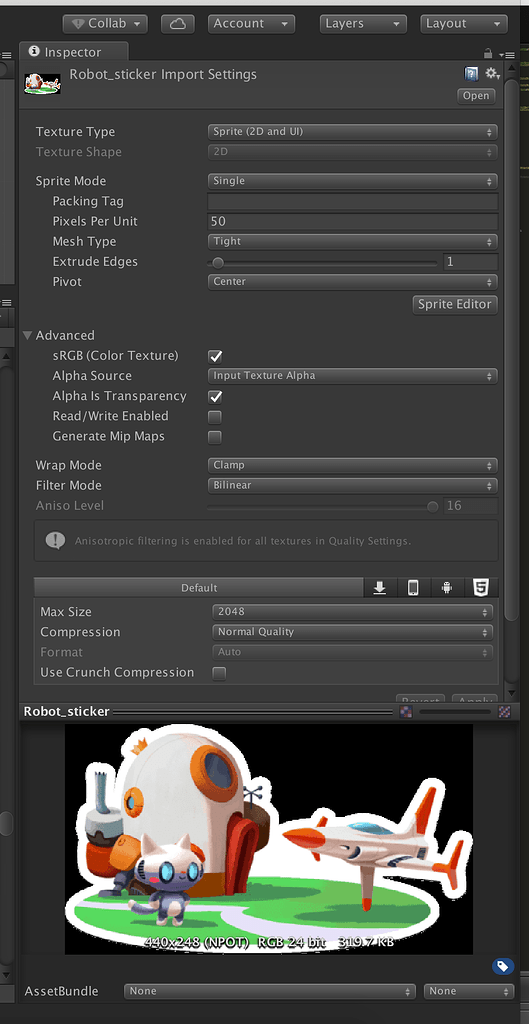 No alpha for .png textures after upgrade to 5.5.2p2 - Unity Engine ...