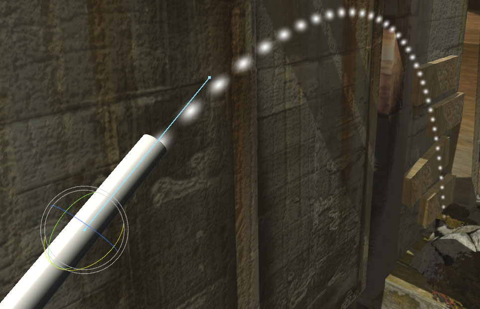 how to draw a curved arrow for cannon aiming like Assassin Creed 4 ...