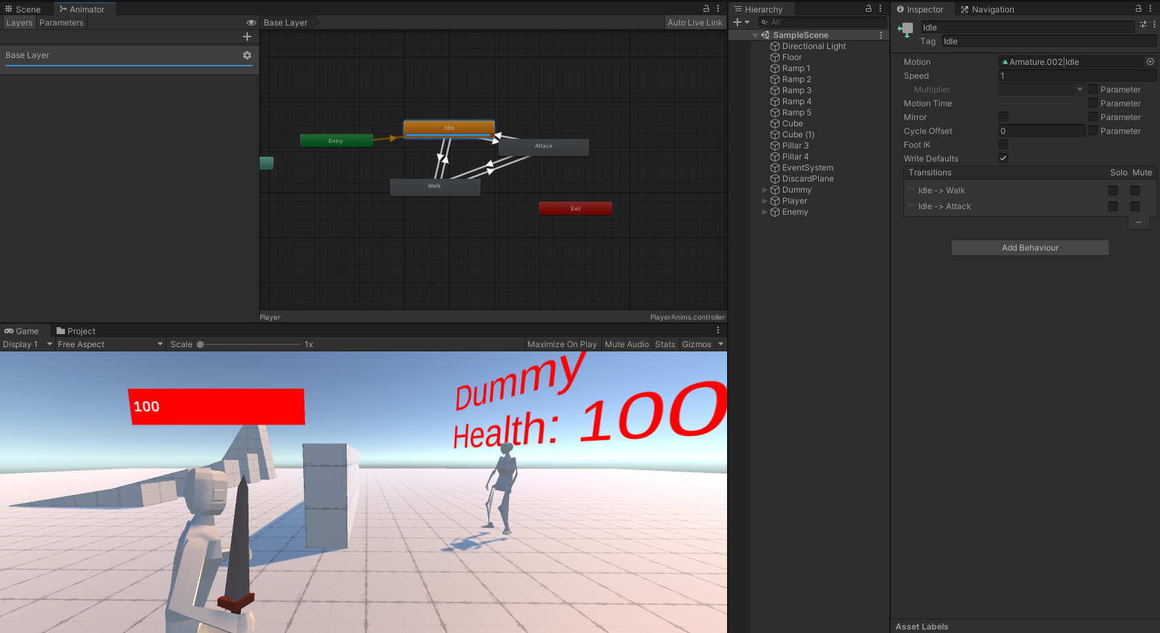 When an animation starts looping, it can't transition to a non-looping ...