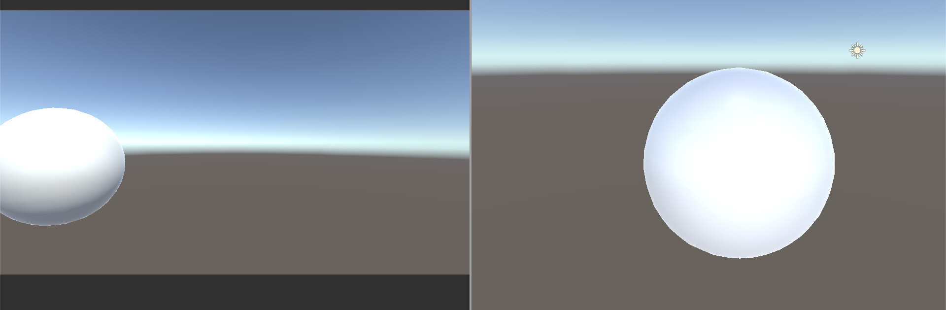 Sphere turns oval at edge of viewport - Questions & Answers - Unity ...