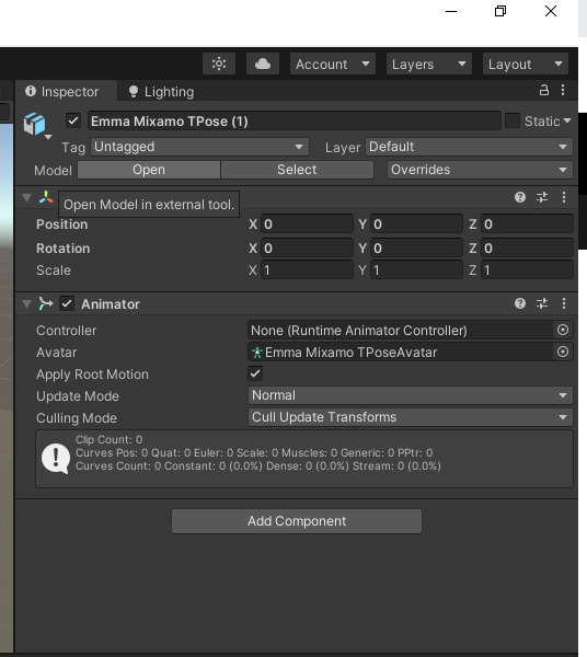 Opening Prefab Opens in Motionbuilder Unity Engine Unity Discussions