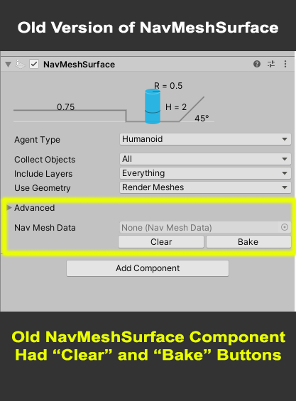 How do you bake a NavMesh by specific layers with the latest version of ...