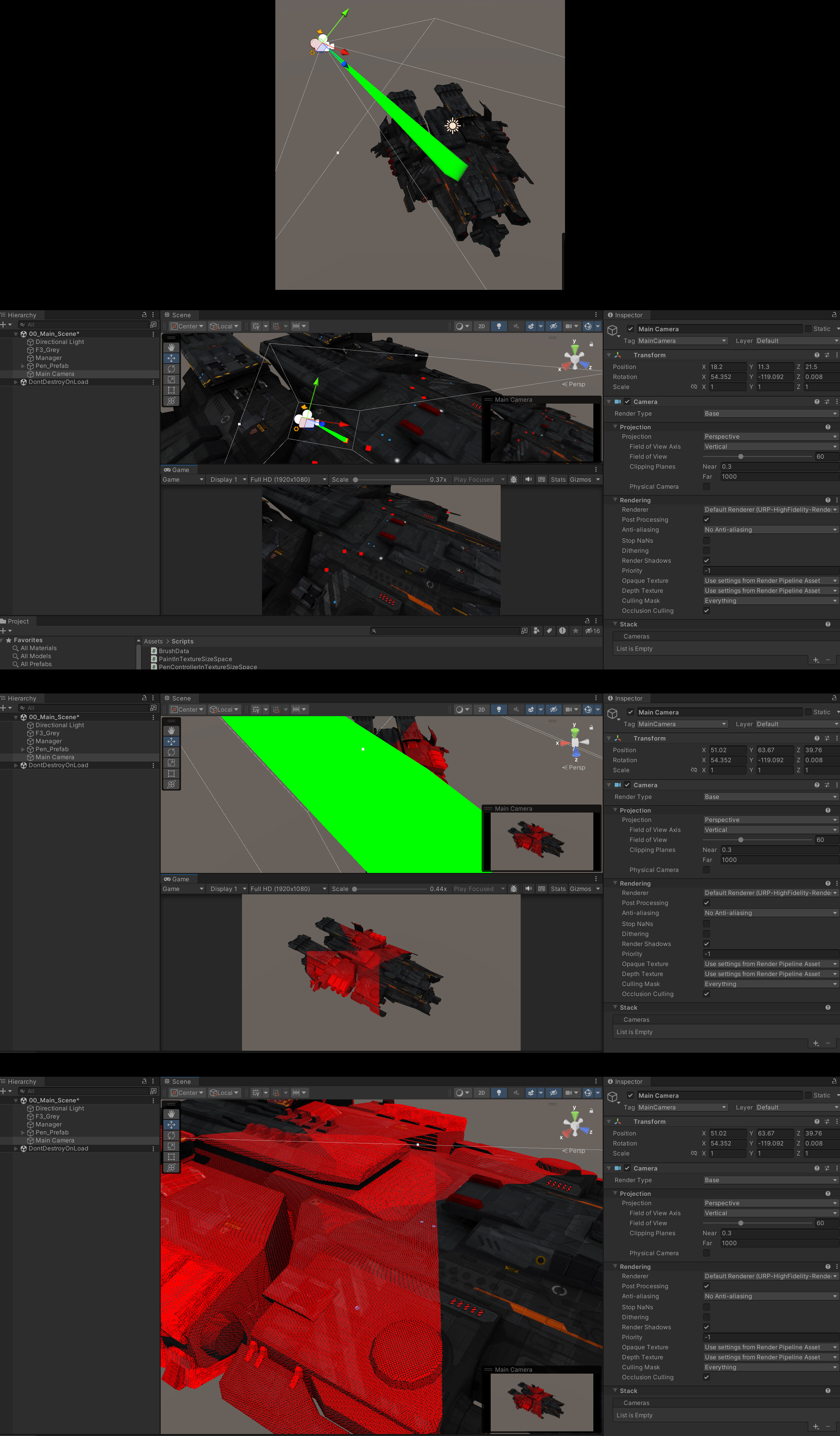 Trying to create Paint Brush Aligned to Camera with viewport scaling ...