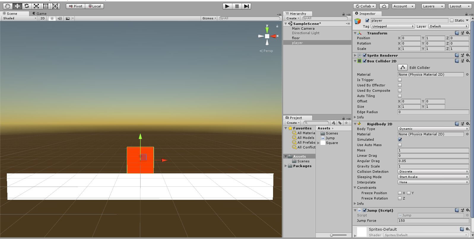 I use this code to jump, but it's just teleporting my player upwards
