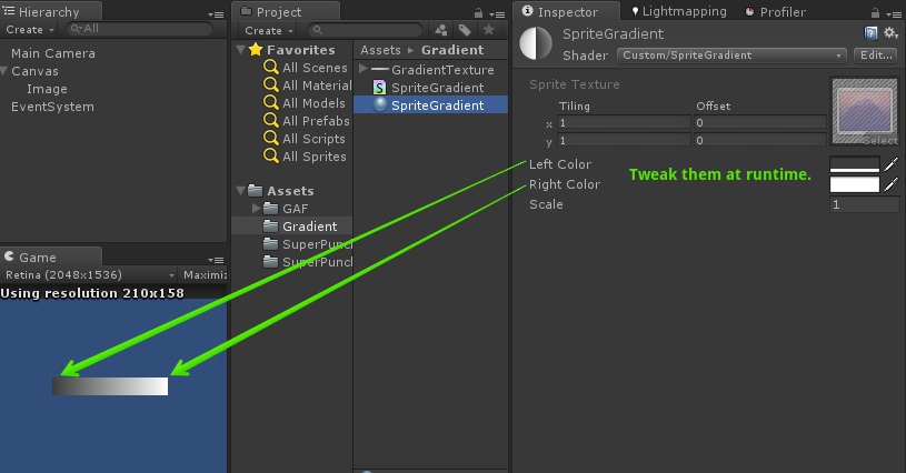 Horizontally gradient on image UI element - Questions & Answers - Unity ...