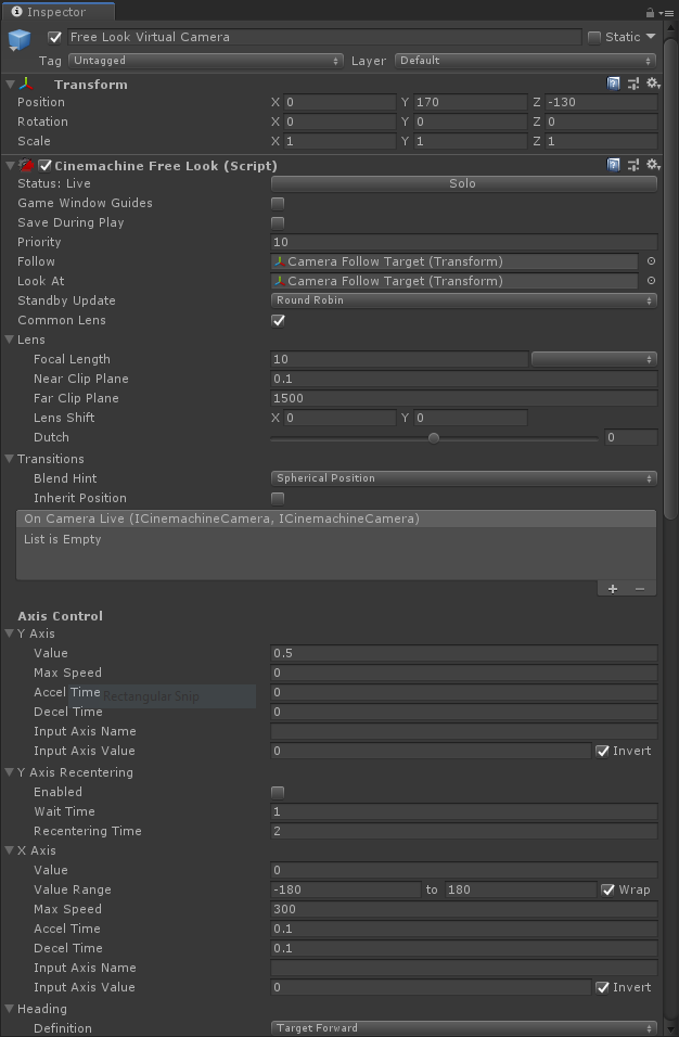 Issue of camera flipping/rotating during a blend - Unity Engine - Unity ...
