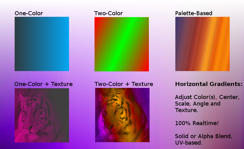 NEW - Gradient Shader Pack - realtime animatable gradient shaders ...