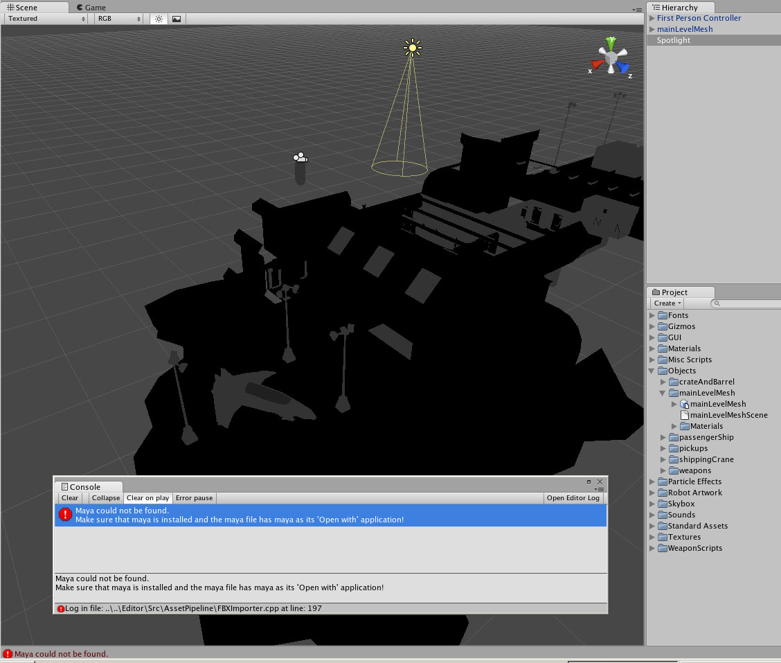 Strange error: Blackout of scene/project! - Unity Engine - Unity ...