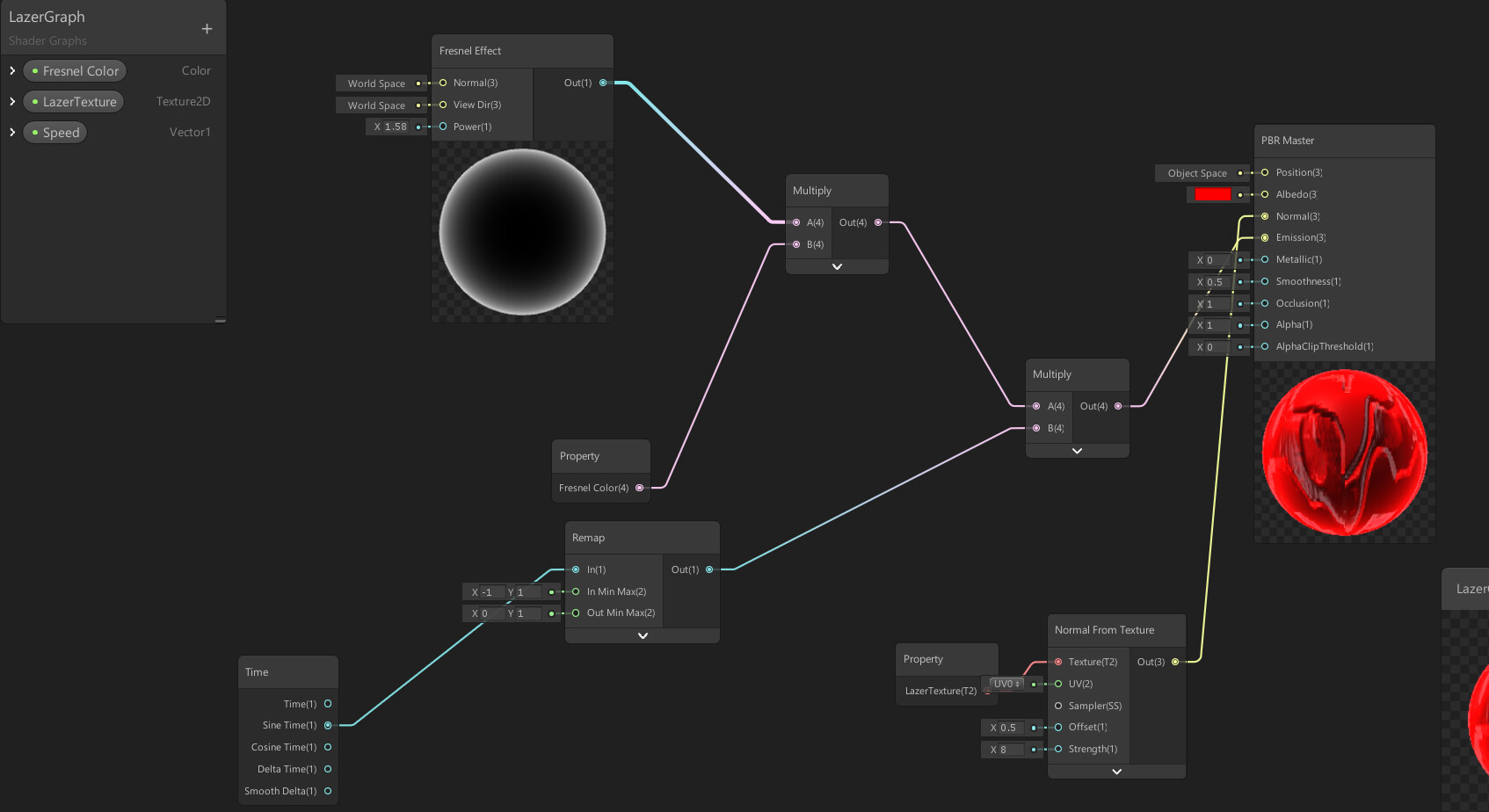 Creating a Lazer beam using a shader graph. - Unity Engine - Unity ...