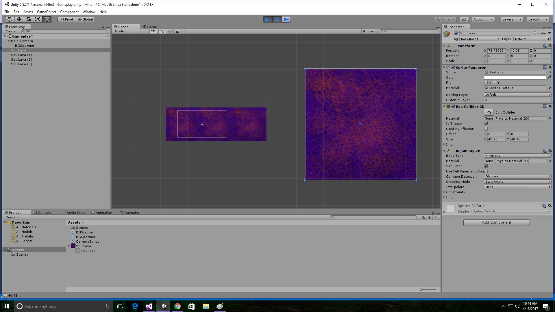 (Scaling 2d objects)Very confused by something very simple - Unity ...