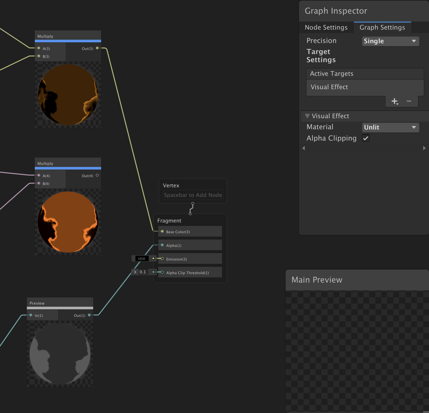 Simple Shader Graph does not generate a Visual Effect shader - Unity ...